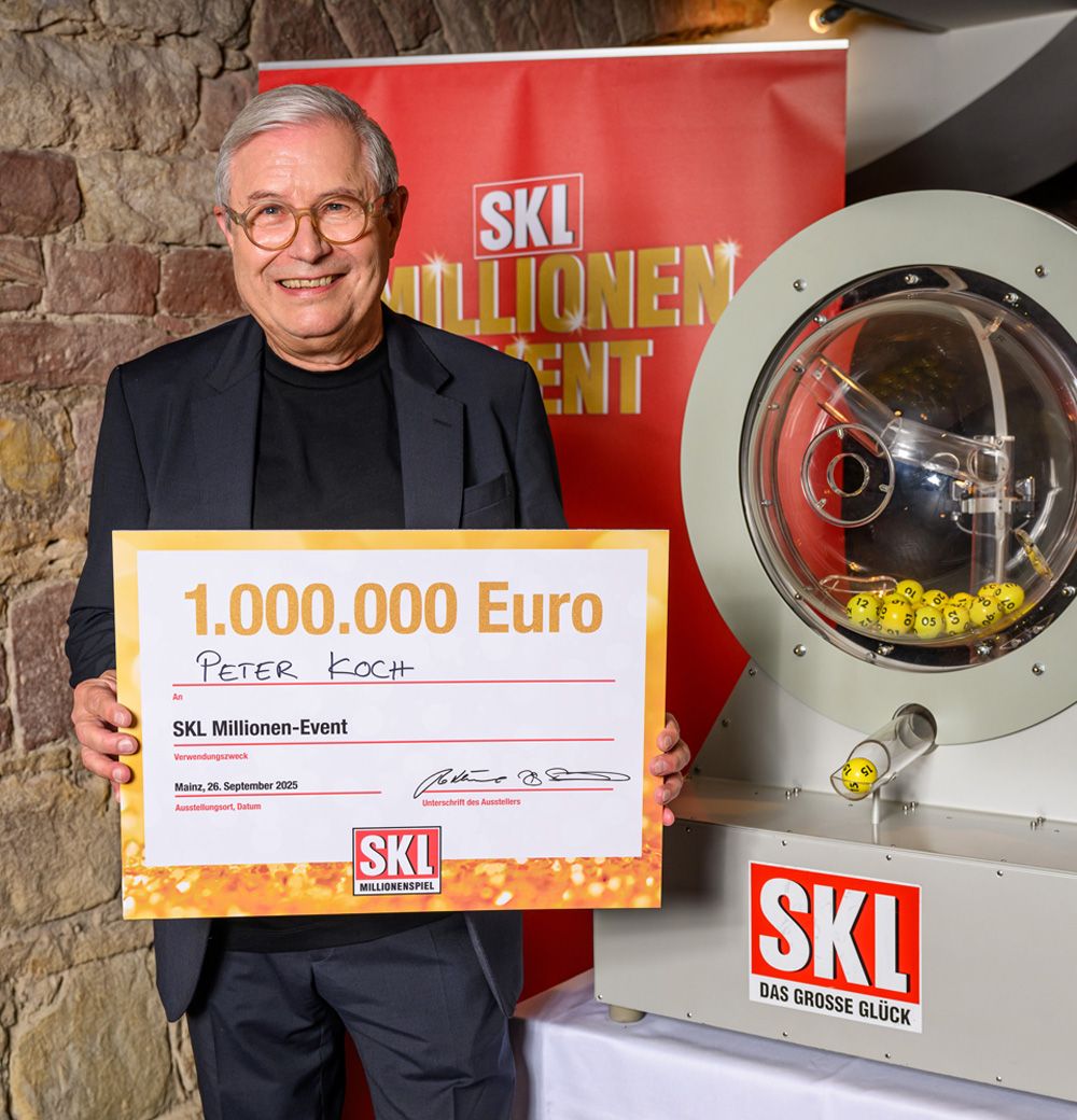 SKL-Mitspieler freut sich über Millionengewinn beim SKL-Millionen-Event in Mainz