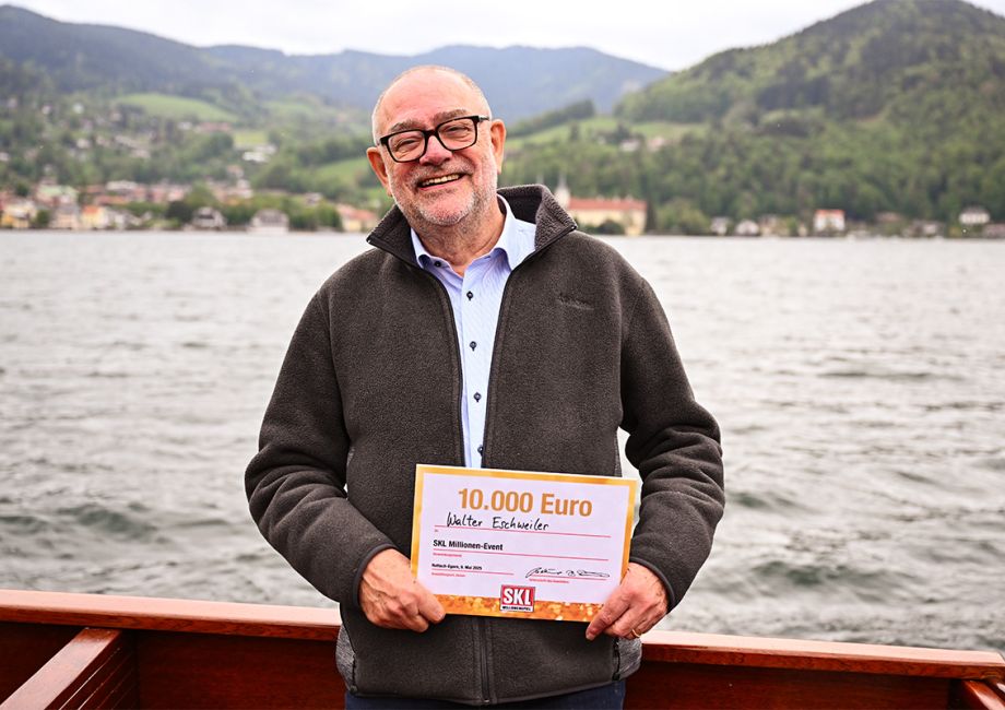 Glöckle-Mitspieler freut sich über 10.000 € beim SKL-Millionen-Event