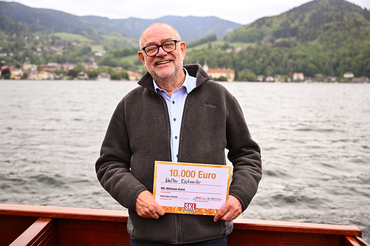 Glöckle-Mitspieler freut sich über 10.000 € beim SKL-Millionen-Event