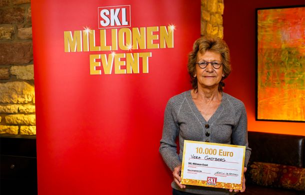 Glöckle-Mitspielerin freut sich über 10.000 € beim SKL-Millionen-Event in Mainz