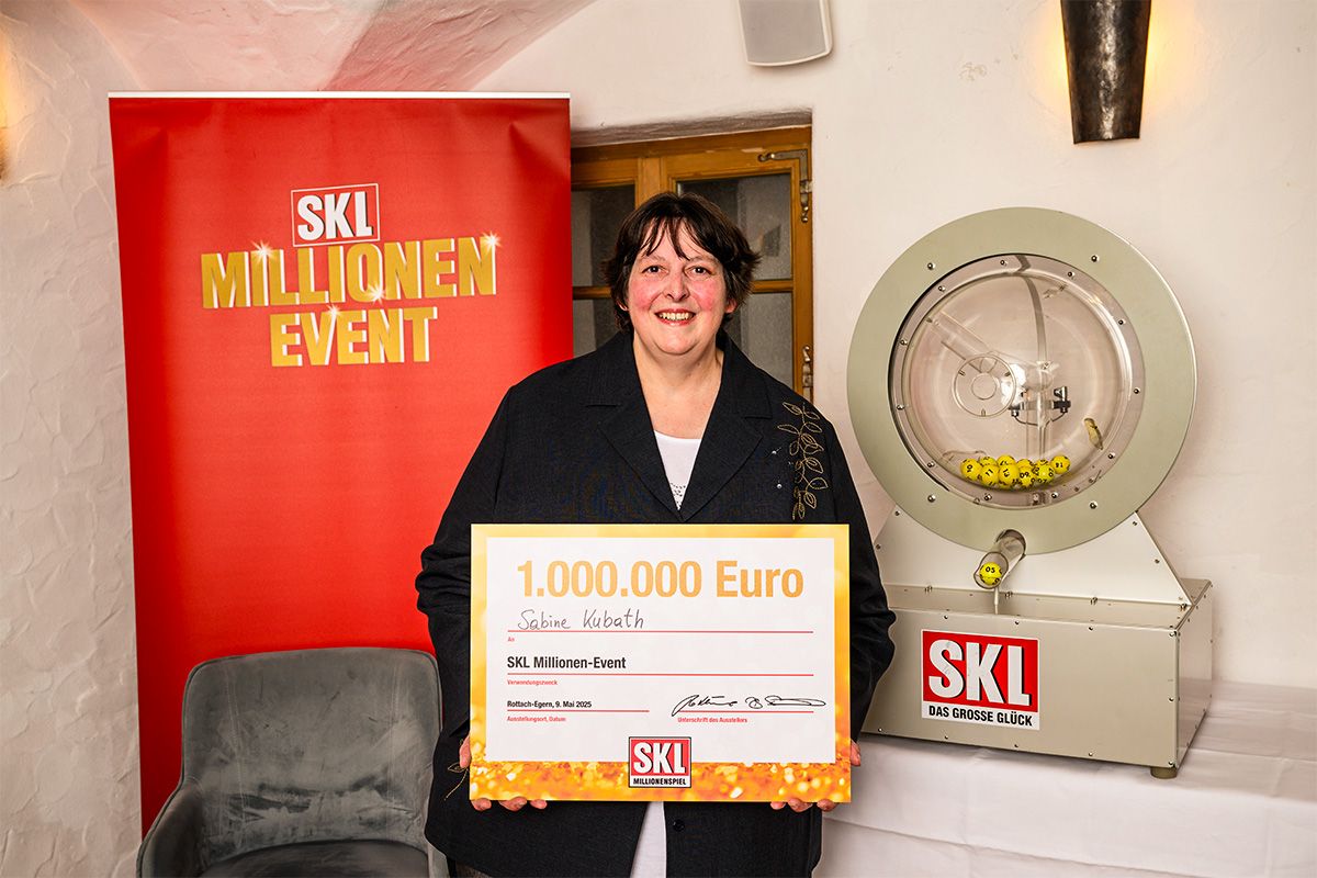 Glöckle-Mitspielerin freut sich über 1 Million Euro
