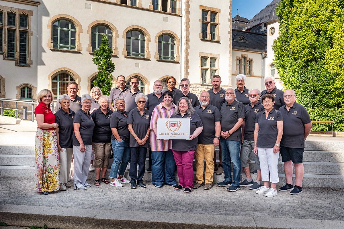 Gruppenbild SKL-Millionäre 2025 in Jena