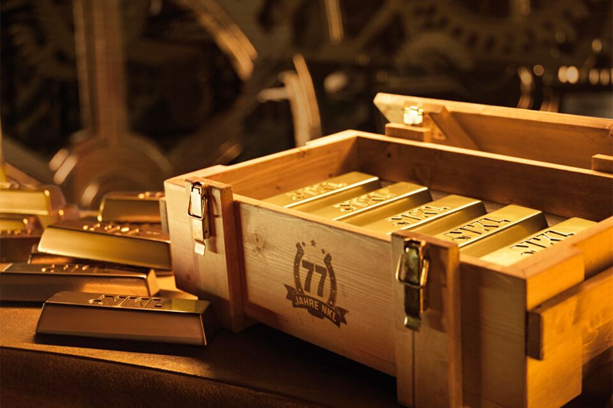 77 x 1 Million € in Gold zum NKL-Jubiläum