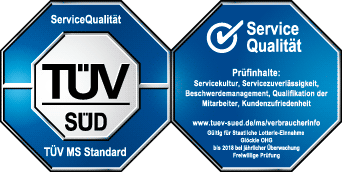 SKL Lotterie TÜV Siegel
