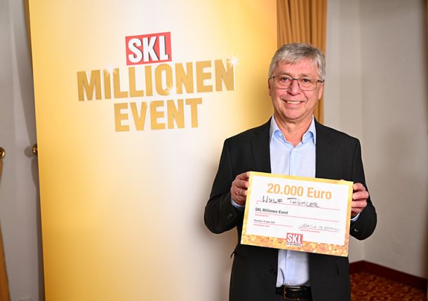 Glöckle-Mitspieler Wulf Thümler freut sich über 20.000 € Gewinn