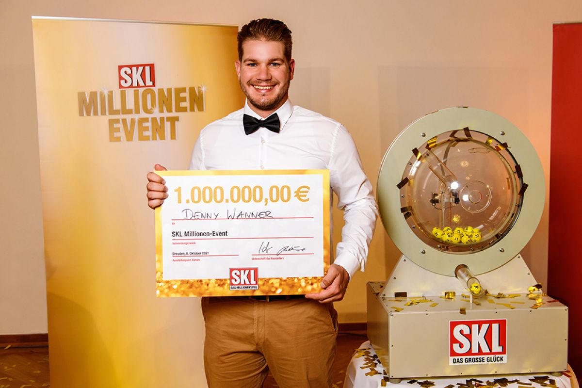 SKL Millionen Event Gewinner HerrWanner mit einem Gewinn 1.000.000 Euro