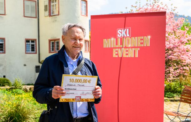 SKL Millionen Event Gewinner Herr Mayer