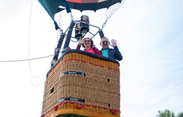 Glücksmoment Ballonfahrt