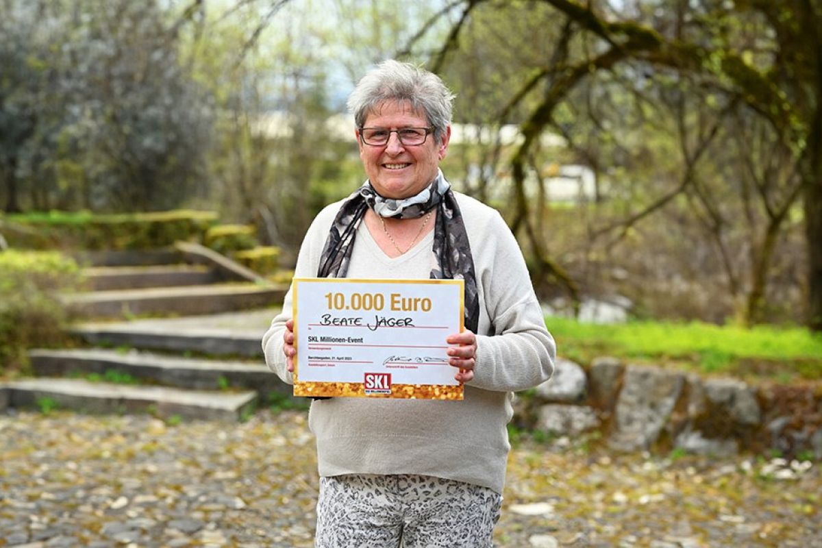 SKL Millionen Event Gewinnerin Frau Jäger