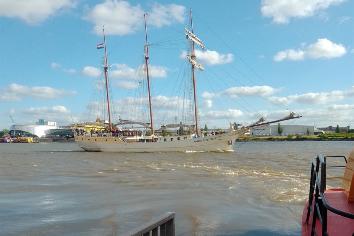 Glücksmomente in Hamburg auf dem See mit dem Schiff