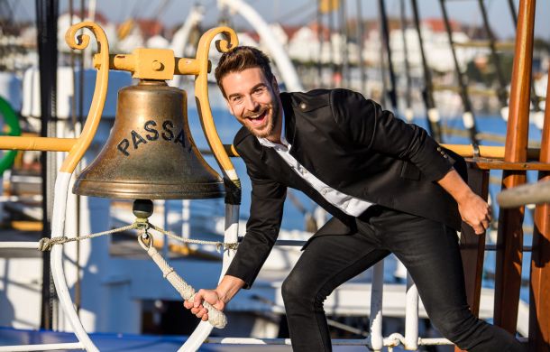 SKL Reiseleiter am Hafen