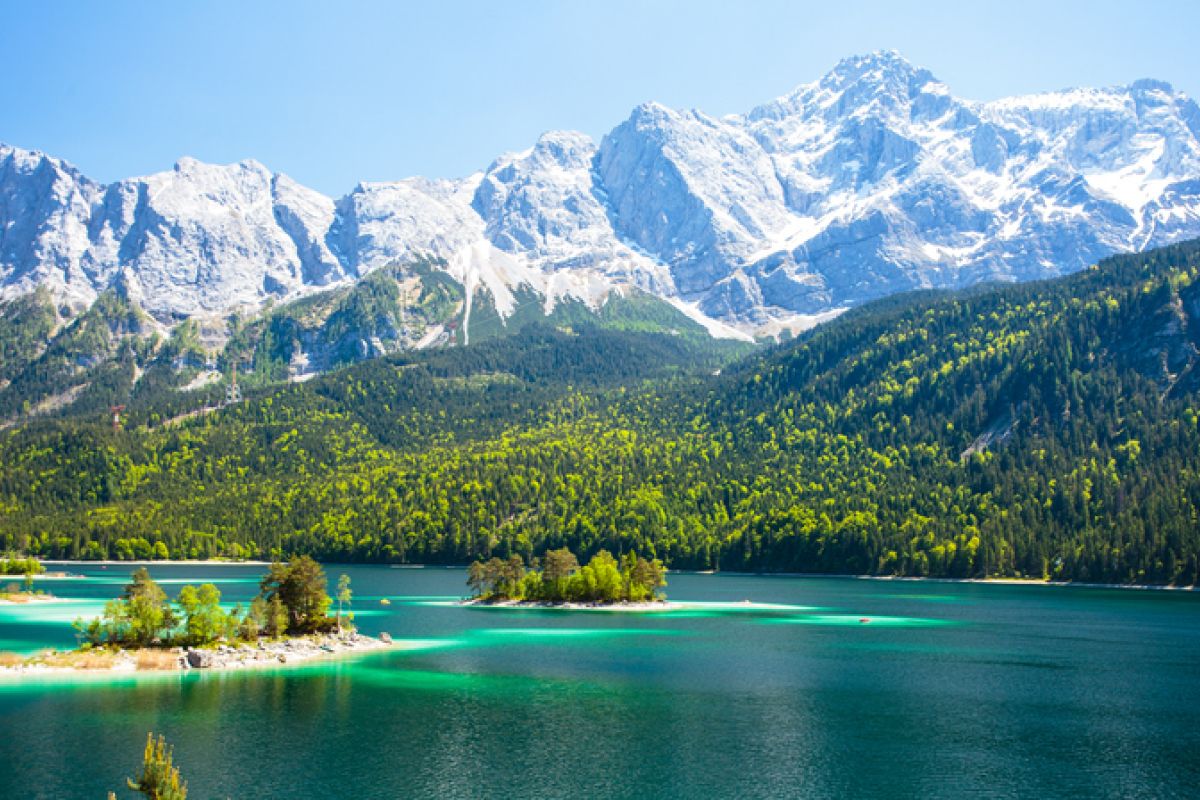 Eibsee in Bayern