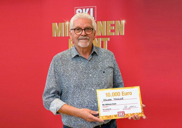 SKL Millionen Event Gewinner Mahlken mit einem Gewinn 10.000 Euro