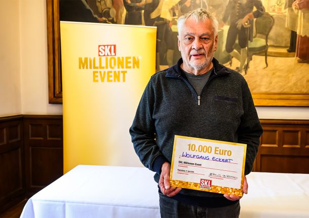 Glöckle-Mitspieler freut sich über 10.000 € beim SKL Millionen-Event