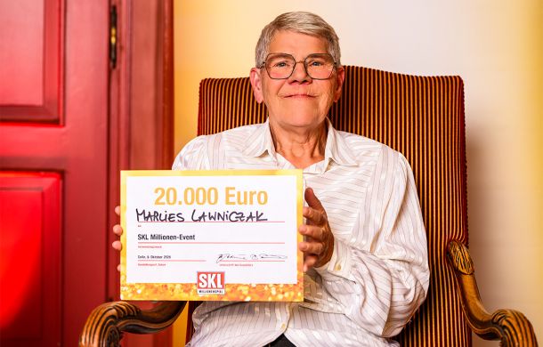 SKL Millionen-Event 20.000 € Gewinnerin